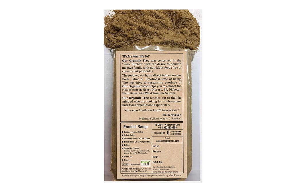 Our Organik Tree Organic Amchur, Dry Mango Powder   Pack  200 grams